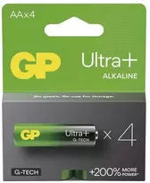 Šarminės baterijos GP baterijos 15AUP-U4 AA | LR6 | 1.5V | ULTRA+ ALKALINE | blist