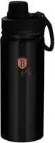 SPORTOWA Buteliukas TERMICZNA 540ML BERLINGER HAUS Juodas ROSE BH-7758