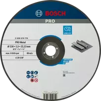BOSCH PJOVIMO DISKAS METALUI 230mm x 2,5mm x 22mm STANDARD FOR METAL