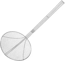 Kiaurasamtis, sietelis, skirtas kepti aliejuje, nerūdijantis plienas. 220 mm – Hendi 640708