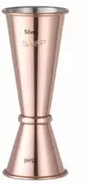 Bar Up Bartender gėrimų matavimo puodelis dvipusė varis 25ml 50ml Hendi 593332