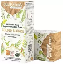 Augaliniai auksinio rudumo plaukų dažai Golden Skirtas šviesiems plaukams, Cultivator's, 100g