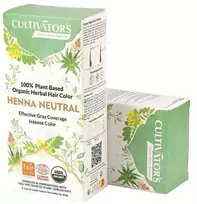 Augaliniai bespalviai plaukų dažai - kondicionierius Neutral Henna, Cultivator's, 100g