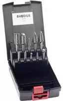 Grąžtas Rhodius frezų rinkinys metalui 10 vnt.