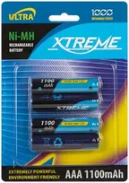 Akumuliatorius R3 Ni-MH AAA 1100mAh XTREME 4vnt..