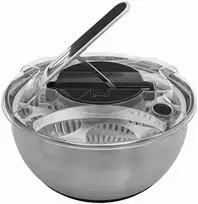5five Simply Smart Steel Nerūdijantis plienas bowl + lettuce centrifuge 3.5 L