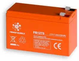 Akumuliatorius POWER BUBBLE 7Ah 12V