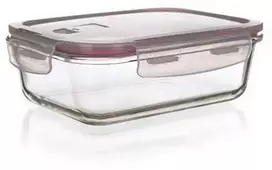 Banquet Hermetinė dėžutė maistui iš stiklo 2200ml, Lora