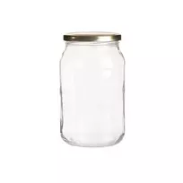 6 stiklainių po 900 ml + dangtelių rinkinys, dydis 82, 6 uncijos