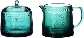 „Affek Design“ ECILA DARK cukrinių rinkinys 9x9x7,3 cm su pieno indeliu 300 ml