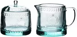 „Affek Design“ „Affekdesign By Mondex ECILA LIGHT“ komplektas cukrinei, 9 x 7,3 cm skersmens, su pieno indeliu 300 ml
