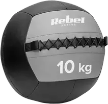 Medicininis kamuolys pratimams 10 kg, REBEL ACTIVE
