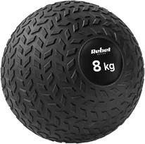 Mažas medicininis kamuolys reabilitacijos pratimams Slam Ball 23cm 8kg, REBEL ACTIVE