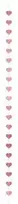 Girlianda Hearts Party Deko 3.5m