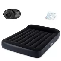 Pripučiamas čiužinys su pompa lovos veliūras Intex 64150ND