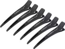 Activeshop Plaukų spaustukai - segtukai Carbon E-15, 10 vnt., 11.5 cm, juodi