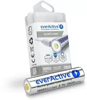 everActive USB įkraunamas 18650 3,7V 2600mAh akumuliatorius su PCM