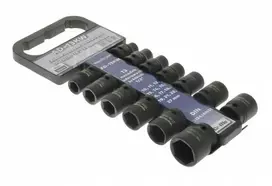 Galvučių smūginių šešiakampių rinkinys 12.5mm(1/2")10-27mm 13vnt