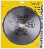 Pjovimo diskas medienai Condor CON-TCT-3010; 300 mm; Z100