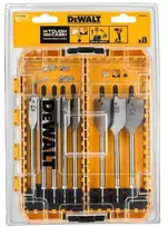 Grąžtas Plunksninių grąžtų rinkinys medienai DeWalt DT70750; 12-32 mm; 8 vnt.