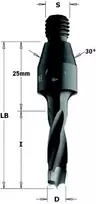 Grąžtas medienai CMT; S=M10/30°; D=5x30 mm
