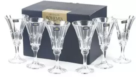 Crystalite Bohemia Taurės vynui 200ml 6vnt "Wellington"
