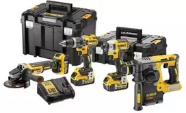 Dewalt akumuliatorinių įrankių rinkinys DCK422P3T 18V (DCH273+DCD796+DCF887+DCG405+3x5.0Ah)