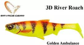 Masalas Savage Gear 3D River Roach Golden Ambulance 4vnt
