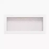 Grotelės židiniui HEARTH, baltos, 170 x 370 mm