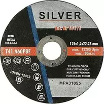 SILVER METALO PJOVIMO DISKAS 125 x 2,5 x 22,2 mm