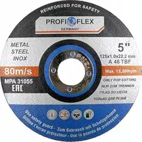 SILVER Metalo pjovimo diskas 125 x 1,0 x 22,2 mm PROFI