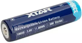 Keeppower Akumuliatorius Li-ion XTAR 18650 3300mAh - 10A su apsauga