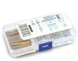 Grąžtas M3 varžtų ir tarpiklių rinkinys - Komplektas D - 100 vnt, - justPi