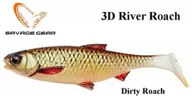 Masalas Savage Gear 3D River Roach Dirty Roach 3 vnt 12 cm 17 g
