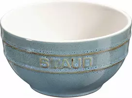 STAUB PATIEKAVIMAS Apvalus dubuo 12 cm, antikvarinis turkis