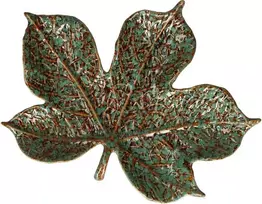 RITUALI DOMESTICI SFOGLIAMI 2 figos lapų lėkščių rinkinys 17,5 x 22,5 x 3 cm