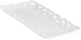 LA PORCELLANA BIANCA VALENTINO Dekoruotas serviravimo padėklas 20 x 13 cm