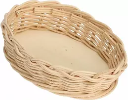 LA PORCELLANA BIANCA MIDOLLINO Pintas krepšelis ovaliai kepimo formai 18 cm