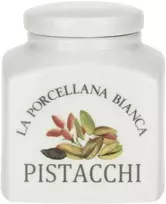 LA PORCELLANA BIANCA CONSERVA Pistacijų indelis 500 ml