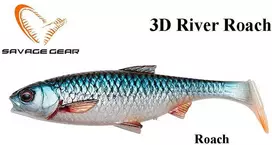 Masalas Savage Gear 3D River Roach Roach 3 vnt 12 cm 17 g