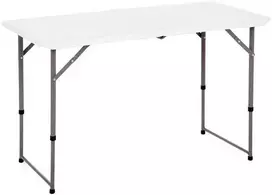 Sulankstomas lauko stalas Catering, 122 cm, reguliuojamo aukščio