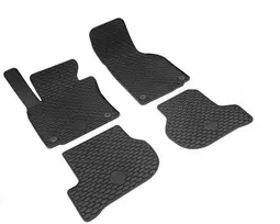 Gumarny Zubri Guminiai kilimėliai SKODA Octavia II 2004-2013m. , round clips)