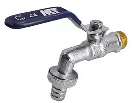 MT Sodo čiaupas 414602025, 3/4", 1" su išor. sriegiu