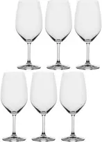 La Porcellana Bianca 6 Bordo novello vyno taurių rinkinys – permatomas, 620 ml