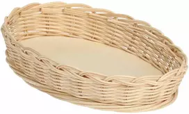 LA PORCELLANA BIANCA MIDOLLINO Pintas krepšelis ovaliai kepimo formai 23 cm