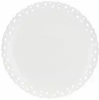 LA PORCELLANA BIANCA VALENTINO Dekoruota torto lėkštė 34 cm