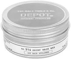 Depot Nr. 314 Žvilgančių plaukų vaškas, 75 ml