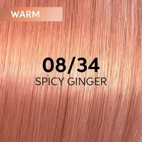 Plaukų dažai Wella Professionals Shinefinity Glaze 60ml - 08/34