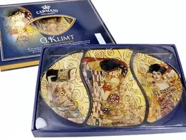 Camani Carmani Lėkštės iš stiklo 3vnt, G.Klimt