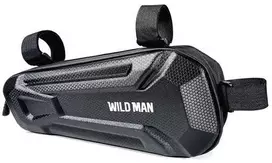 WILDMAN Krepšys ant dviračio rėmo XT9 XL juodos spalvos